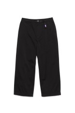 Chino Wide Straight Field Pants - Black (N25SC093)