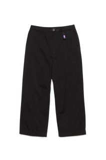Chino Wide Straight Field Pants - Black (N25SC093)