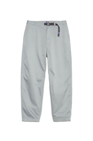 Chino Wide Tapered Field Pants - Light Gray (N24FC076)