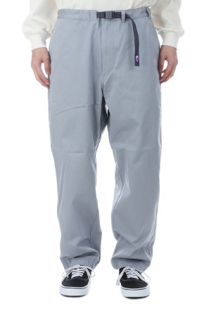 Chino Wide Tapered Field Pants - Light Gray (N24FC076)