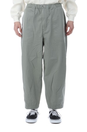 Ripstop Wide Cropped Field Pants - Asphalt Gray (N25SC106