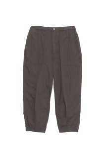 Ripstop Wide Cropped Field Pants - Asphalt Gray (N25SC106)