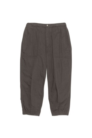 Ripstop Wide Cropped Field Pants - Asphalt Gray (N25SC106)