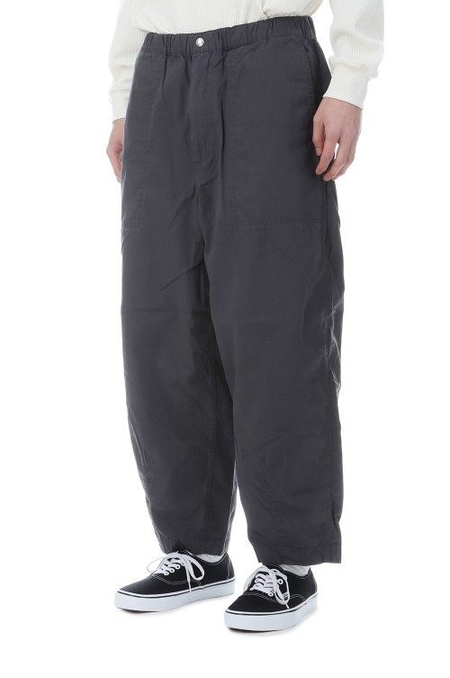 Ripstop Wide Cropped Field Pants - Asphalt Gray (N25SC106