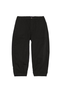 Ripstop Wide Cropped Field Pants - Black (N25SC106)