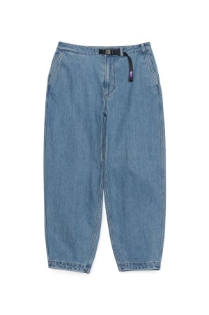 Denim Wide Tapered Field Pants - Indigo Bleach (N25FC068)