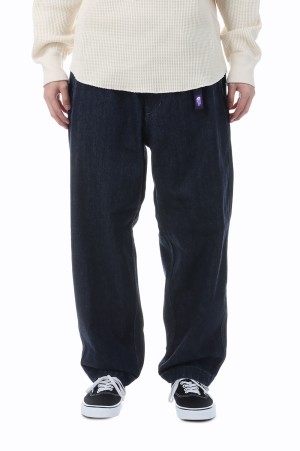 Denim Wide Tapered Field Pants - Indigo (N25FC068)