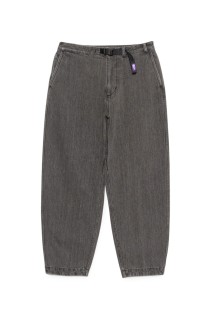 Denim Wide Tapered Field Pants - Gray (N25FC069)