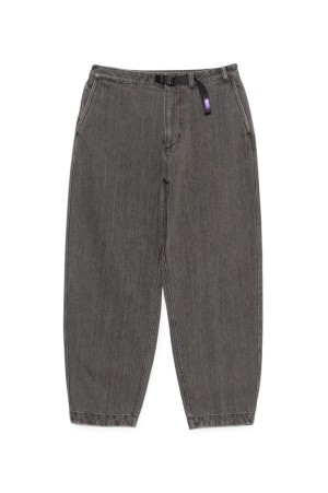 Denim Wide Tapered Field Pants - Gray (N25FC069)