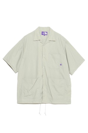 Nylon Taffeta Field S/S Shirt - Asphalt Gray (N25SG055)
