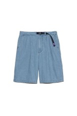 Denim Tuck Field Shorts - Indigo Bleach (N26SD074)