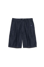 Denim Tuck Field Shorts - Indigo (N26SD074)