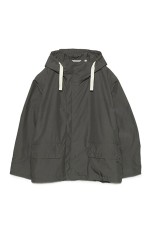 Hooded Deck Jacket - Charcoal (S25FA012)