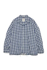 Palaka Check Shirt - Navy (S26SG012)