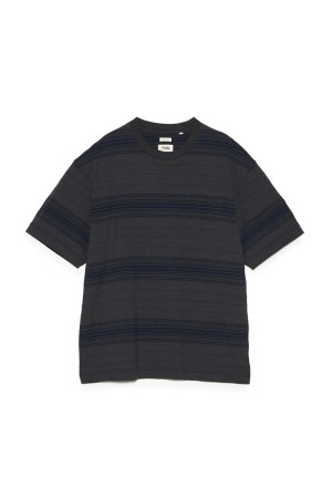 Stripe Tee - Charcoal (S26ST037)