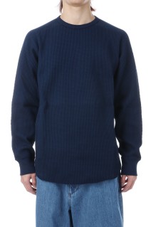 Crew Neck Thermal Sweat - Navy (S25SH102)