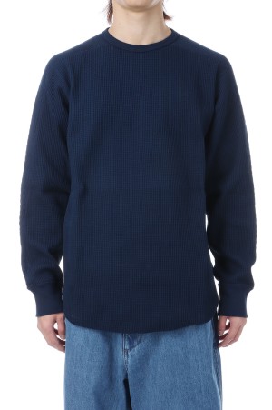 Crew Neck Thermal Sweat - Navy (S25SH102)