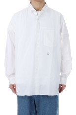 Regular Collar Wind Shirt - Off White (S26SG082)