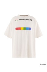SS T-SHIRT/MONONOKE RAINBOW - WHITE (MT-MK8-0000-006)
