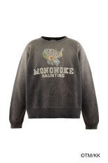 CREW NECK SWEAT/龍 - CHARCOAL (MT-MK8-0000-013)