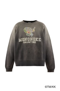 CREW NECK SWEAT/龍 - CHARCOAL (MT-MK8-0000-013)