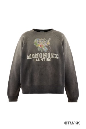 CREW NECK SWEAT/龍 - CHARCOAL (MT-MK8-0000-013)