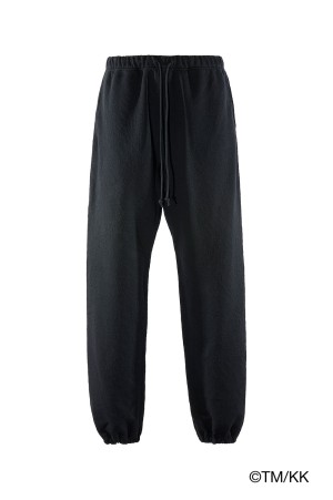 SWEAT PANTS/FLOWER - BLACK (MT-MK8-0000-016)