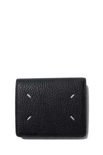 Four Stitches Bi Fold Wallet -T8013 Black (S56UI0140-P4455)