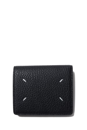 Four Stitches Bi Fold Wallet -T8013 Black (S56UI0140-P4455)