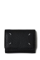 Four stitches Tri Fold Wallet - T8013 Black (SA3UI0010-P4455)