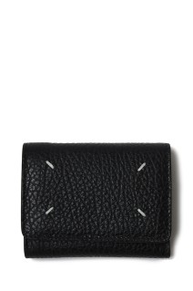 Four stitches Tri Fold Wallet - T8013 Black (SA3UI0010-P4455)