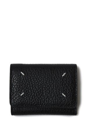 Four stitches Tri Fold Wallet - T8013 Black (SA3UI0010-P4455)