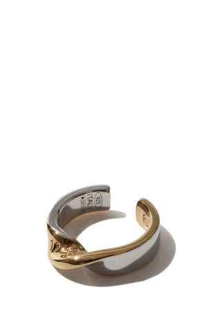 Lab-Grown Diamond Numbers Ear Cuff -702 Gold x Silver  (SM1VG0067-P8864)