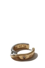 Lab-Grown Diamond Numbers Ear Cuff -702 Gold x Silver  (SM1VG0067-P8864)