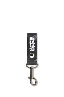 HWC LEATHER HOOP KEYCHAIN - BLACK (BEPSS26AC19)