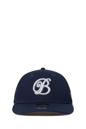 B EMBLEM NEW ERA MESH CAP - NAVY (BEPSS26EI02)