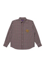 ROYAL EMBLEM EMBROIDERED L/S SHIRT - RED (BEPSS26TP17)