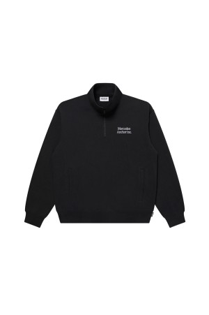 HALF-ZIP SWEAT - ASH (ANCSS26CS04) | セレクトショップ