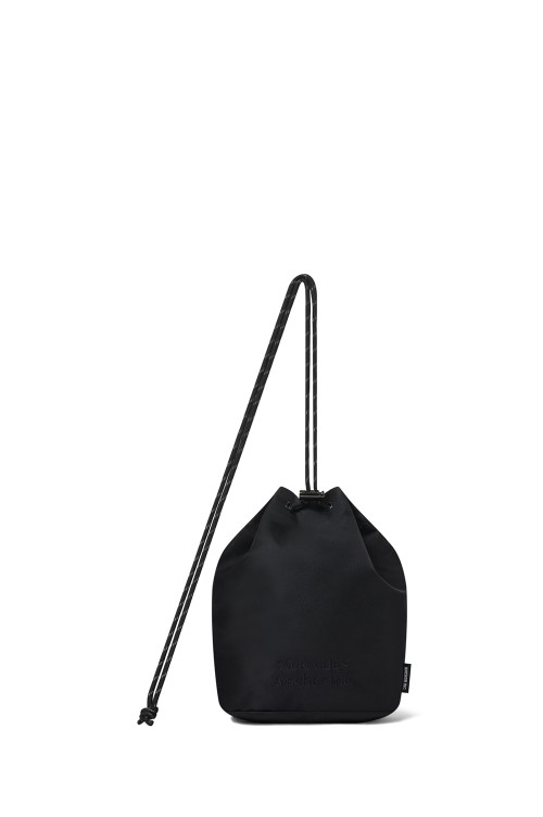 NYLON DRAWSTRING BAG - BLACK (ANCSS26AC20) | セレクトショップ