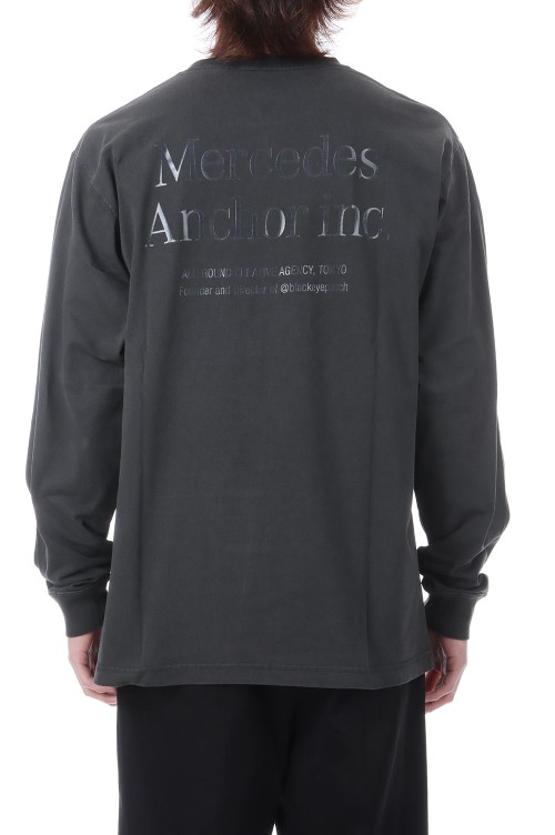 PIGMENT DYED L/S TEE - CHARCOAL (ANCSS26LT03) | セレクトショップ