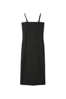 Pile Dress - BLACK (153WCO262123)
