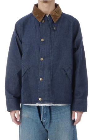 TRANSPORT DENIM CASUAL JACKET - INDIGO (MCA1105)