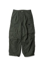 DOUBLE DYED NYLON CARGO PANTS - OLIVE (WT26010AD)