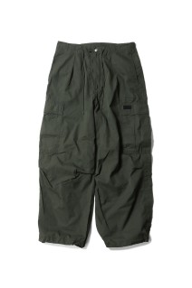 DOUBLE DYED NYLON CARGO PANTS - OLIVE (WT26010AD)