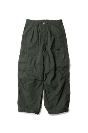 DOUBLE DYED NYLON CARGO PANTS - OLIVE (WT26010AD)