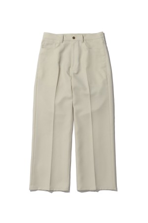 PRESSLINE STRAIGHT SLACKS / NATURAL (STD-PNT-01)