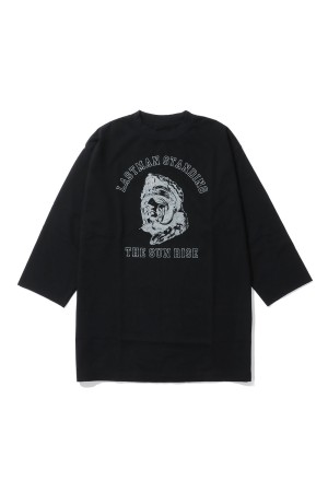 3/4 SLEEVE TEE (SUNRISE) / BLACKxBLACK (LM-S26-0000-054)