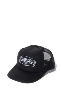 EMBROID TRUCKER CAP (LM CLOTHING) / BLACKxBLACK (LM-S26-0000-067)