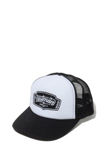 EMBROID TRUCKER CAP (LM CLOTHING) / WHITExBLACK (LM-S26-0000-068)