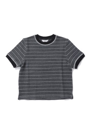 Border Ringer Tee -CHOCOLATE (12610619)